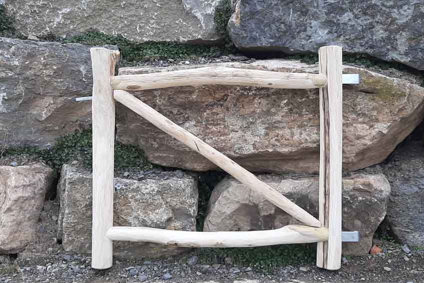 Krummholztor - Gartentor Staketenzaun Holzrahmen zum selber bauen